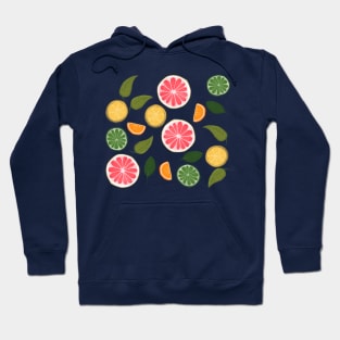 Delicious Hand-Drawn Citrus Fruit Hoodie